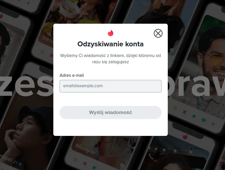 odzyskiwanie hasla