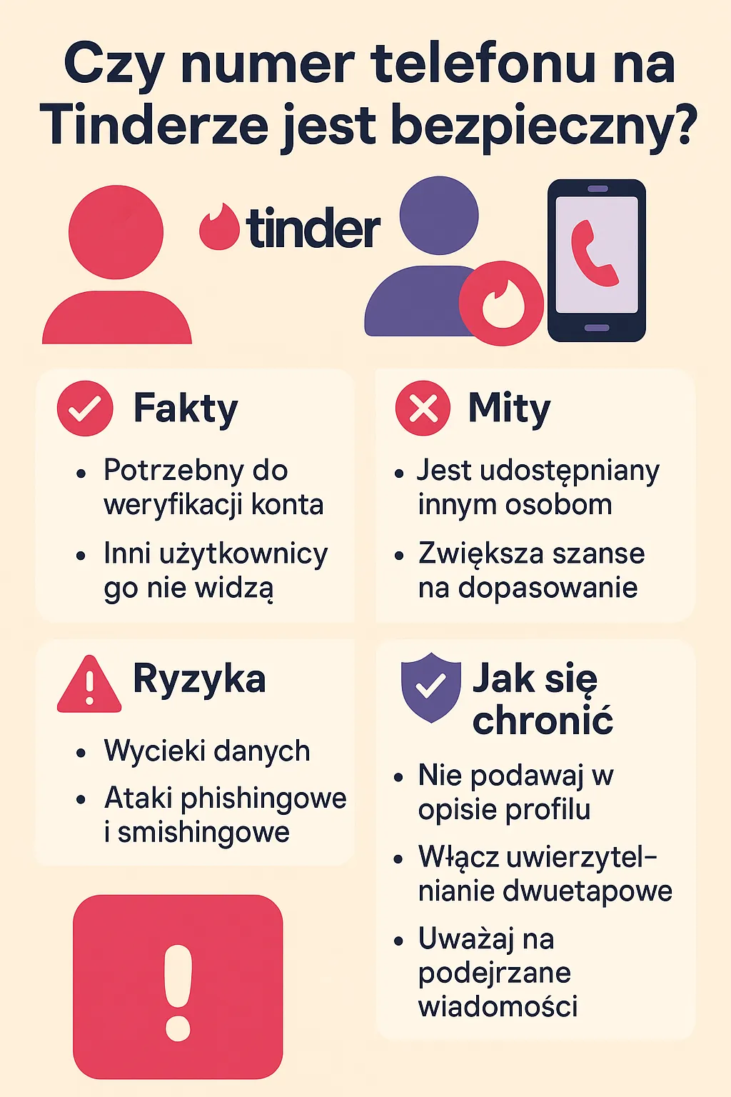 Czy na Tinderze widać numer telefonu?